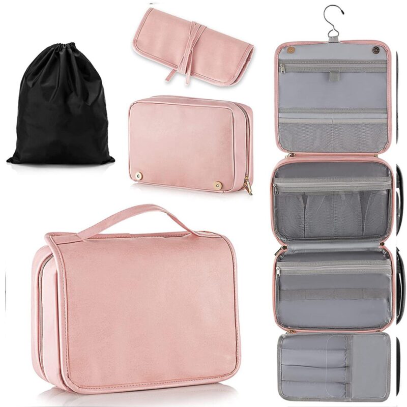 Custom Water-resistant Hanging Travel Toiletry Bag - 3