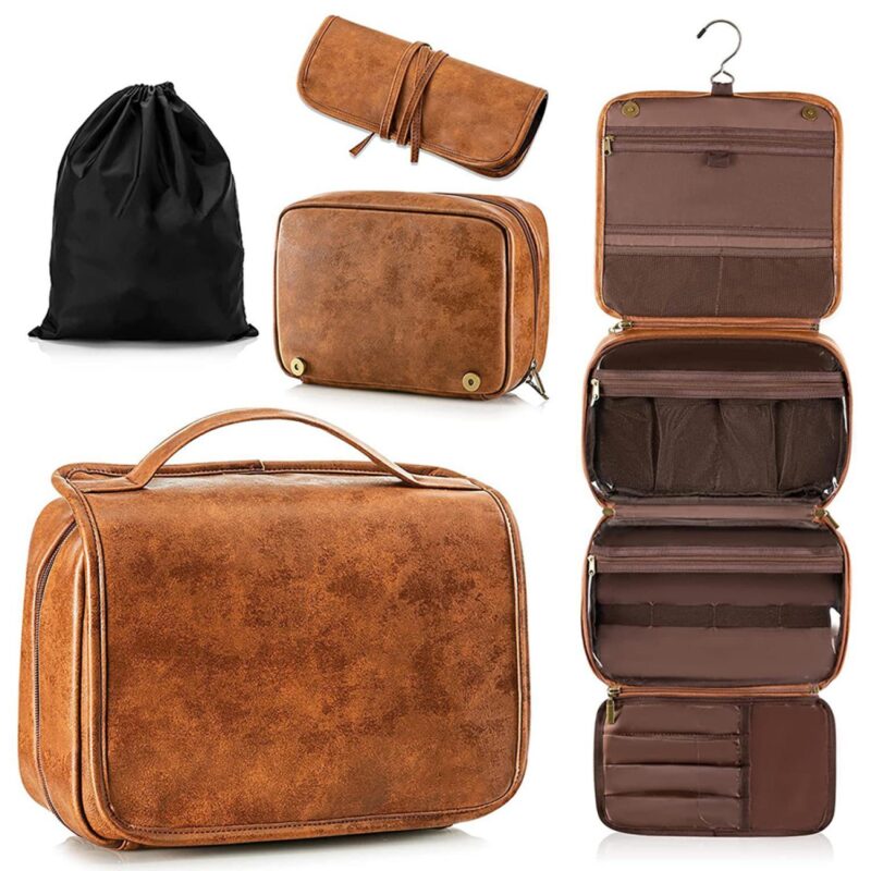 Custom Water-resistant Hanging Travel Toiletry Bag - 6