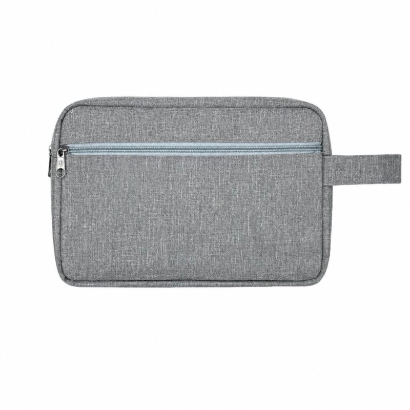 Custom Waterproof 600D Polyester Travel Toiletry Bag With Handle - 1