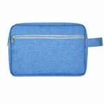 Custom Waterproof 600D Polyester Travel Toiletry Bag With Handle - 3