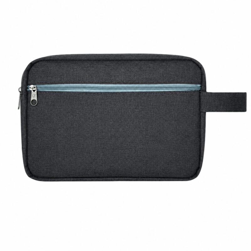 Custom Waterproof 600D Polyester Travel Toiletry Bag With Handle - 5
