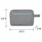 Custom Waterproof 600D Polyester Travel Toiletry Bag With Handle - 6