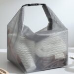 Custom Waterproof Beach Swimming Mesh Toiletry Bag - 3