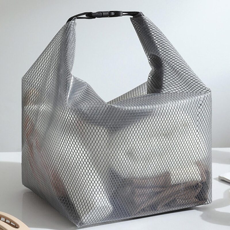 Custom Waterproof Beach Swimming Mesh Toiletry Bag - 3