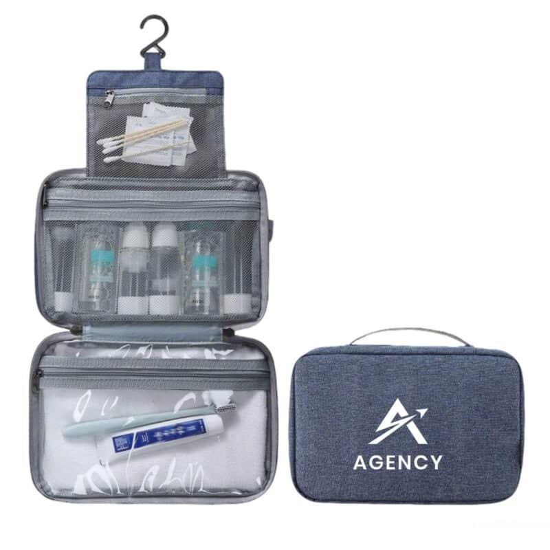 Custom Waterproof Foldable Travel Toiletry Bag - 4