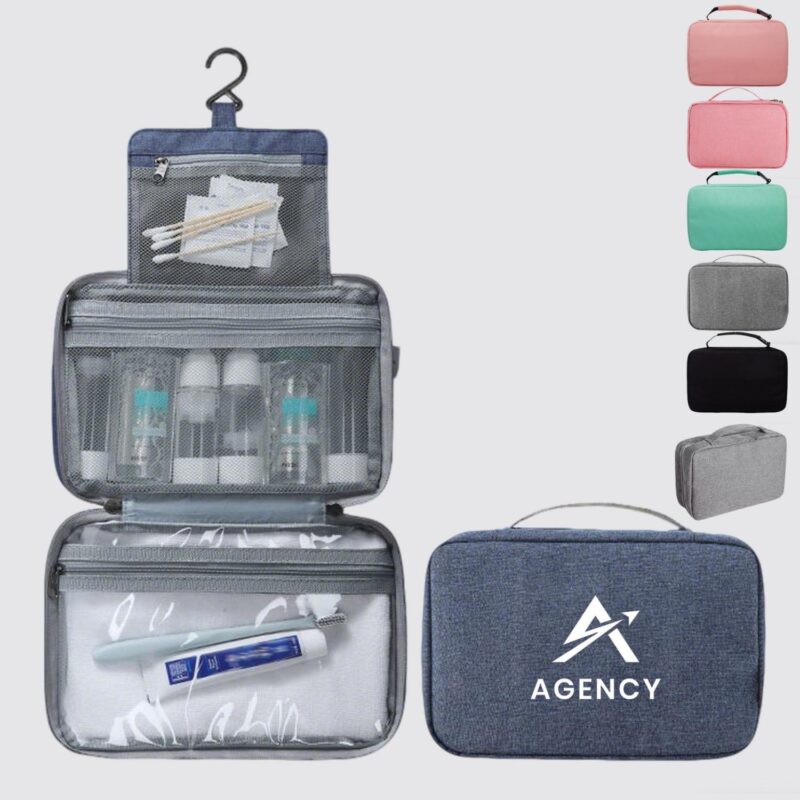 Custom Waterproof Foldable Travel Toiletry Bag