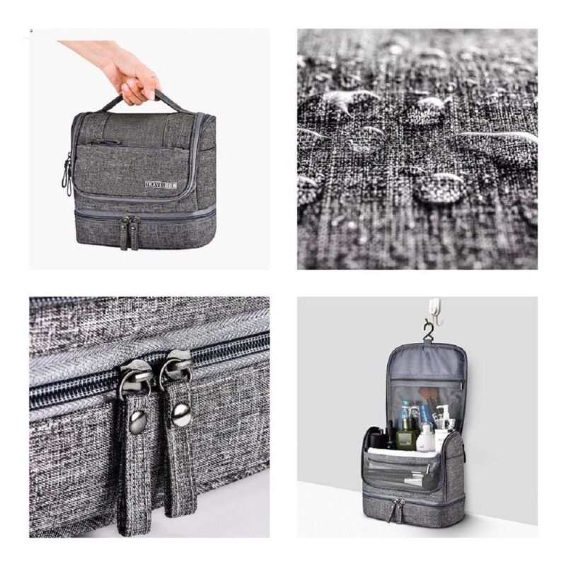 Custom Waterproof Hanging Toiletry Bag - 2
