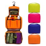 Custom Waterproof Hanging Toiletry Kit with Multiple Pockets - 1