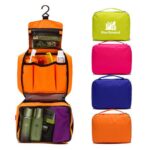 Custom Waterproof Hanging Toiletry Kit with Multiple Pockets