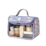 Custom Waterproof Large Cosmetic Bag Toiletry Bag W/Flip - 1