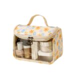Custom Waterproof Large Cosmetic Bag Toiletry Bag W/Flip - 3