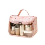 Custom Waterproof Large Cosmetic Bag Toiletry Bag W/Flip - 4