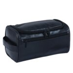 Custom Waterproof Leather Toiletry Bag - 3