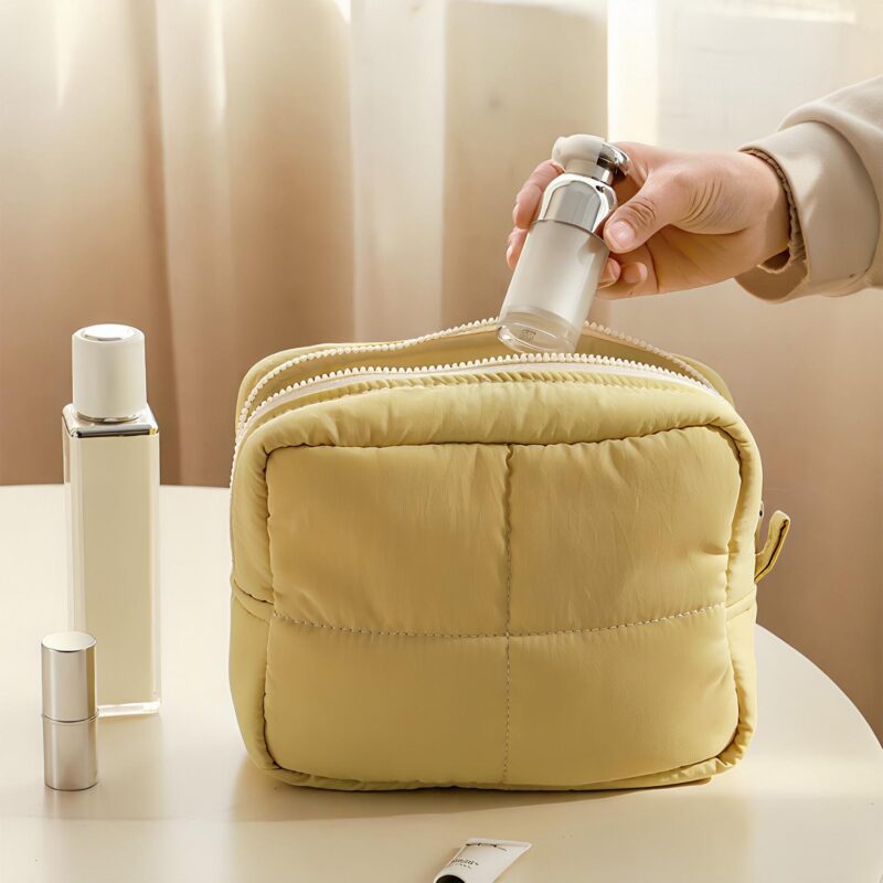 Custom Waterproof Nylon Travel Toiletry Bag with Multiple Compartments - 4