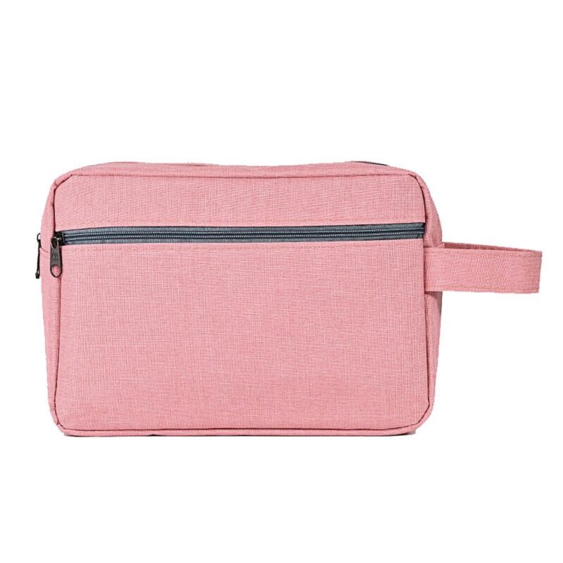 Custom Waterproof Oxford Cloth Double Layer Toiletry Bag with Handles - 3