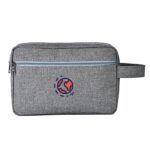 Custom Waterproof Oxford Cloth Double Layer Toiletry Bag with Handles - 6