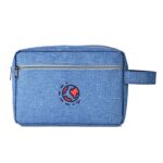Custom Waterproof Oxford Cloth Double Layer Toiletry Bag with Handles - 8