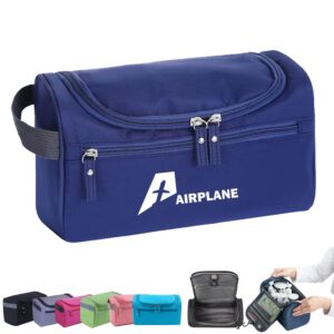 Custom Waterproof Oxford Fabric Hanging Toiletry Bag with Side Handle