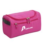 Custom Waterproof Oxford Fabric Hanging Toiletry Bag with Side Handle - 6