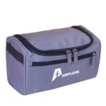 Custom Waterproof Oxford Fabric Hanging Toiletry Bag with Side Handle - 8
