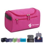 Custom Waterproof Oxford Fabric Toiletry Bag with Dry Wet Separation