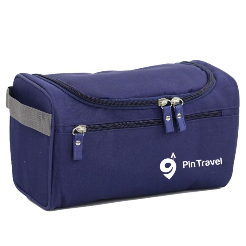 Custom Waterproof Oxford Fabric Toiletry Bag with Dry Wet Separation - 4
