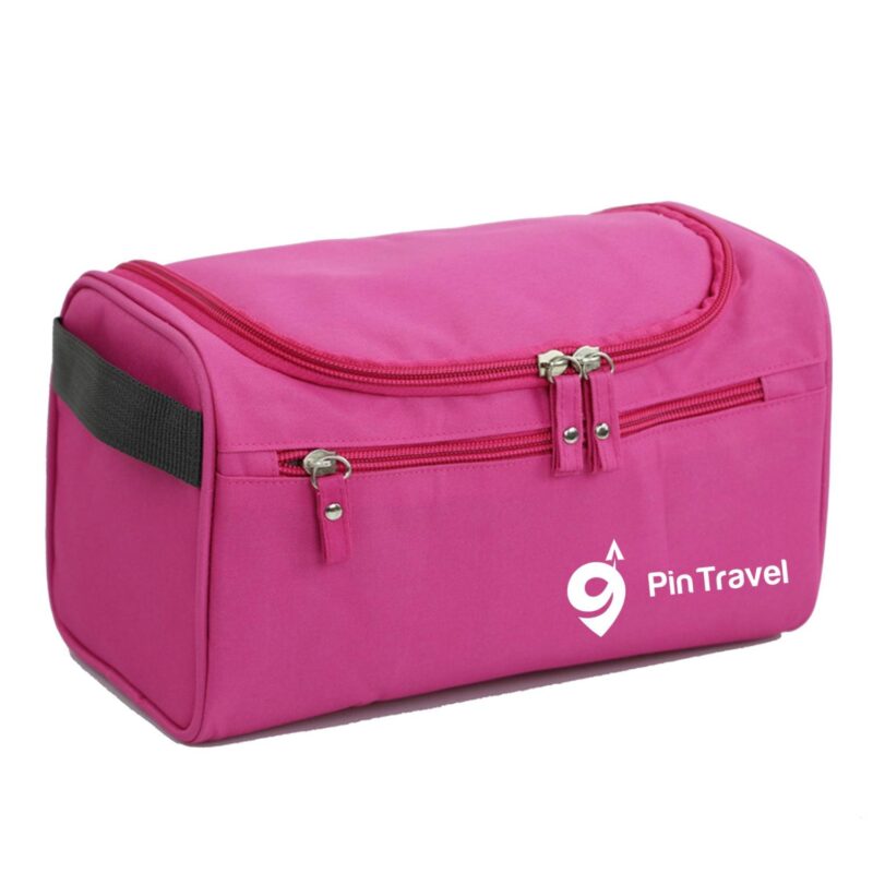 Custom Waterproof Oxford Fabric Toiletry Bag with Dry Wet Separation - 6