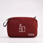 Custom Waterproof Oxford Toiletry Bag Travel Cosmetic Organizer Pouch with Wet Dry Separation - 2