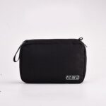 Custom Waterproof Oxford Toiletry Bag Travel Cosmetic Organizer Pouch with Wet Dry Separation - 5