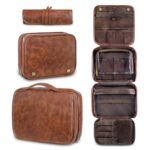 Custom Waterproof PU Dopp Kit with Large Capacity - 1