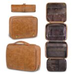 Custom Waterproof PU Dopp Kit with Large Capacity - 7