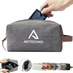 Custom Waterproof PU Square Toiletry Bag
