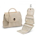 Custom Waterproof PU Toiletry Bag with Hanging Hook - 6