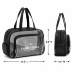 Custom Waterproof PVC Clear Toiletry Bag With Shoe Compartment - 1