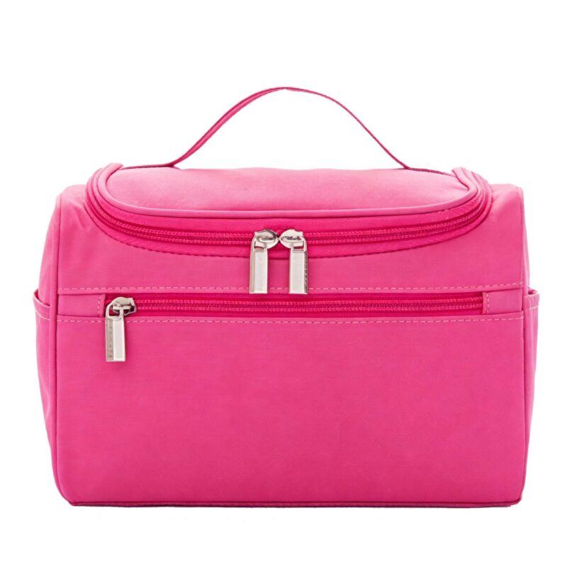 Custom Waterproof PVC Oxford Fabric Travel Toiletry Bag with Multi Compartments - 1