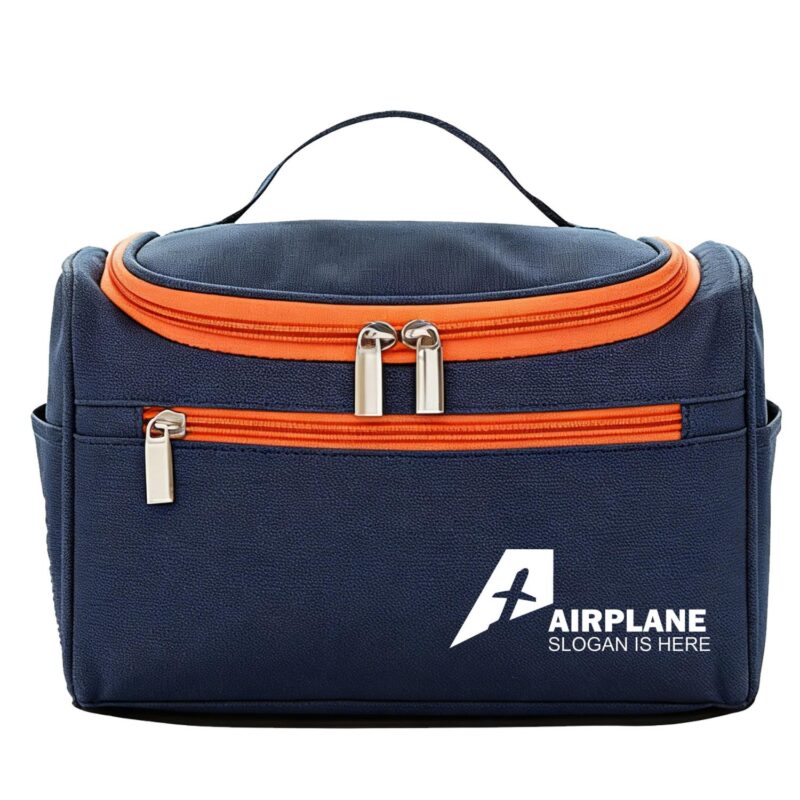 Custom Waterproof PVC Oxford Fabric Travel Toiletry Bag with Multi Compartments - 2