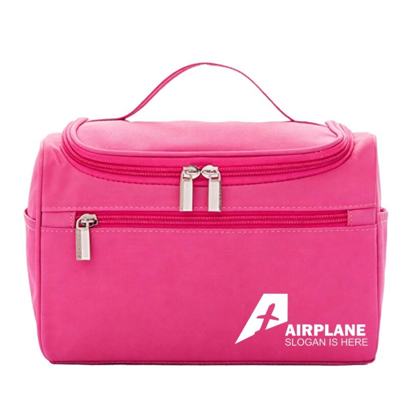 Custom Waterproof PVC Oxford Fabric Travel Toiletry Bag with Multi Compartments - 4