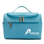 Custom Waterproof PVC Oxford Fabric Travel Toiletry Bag with Multi Compartments - 8