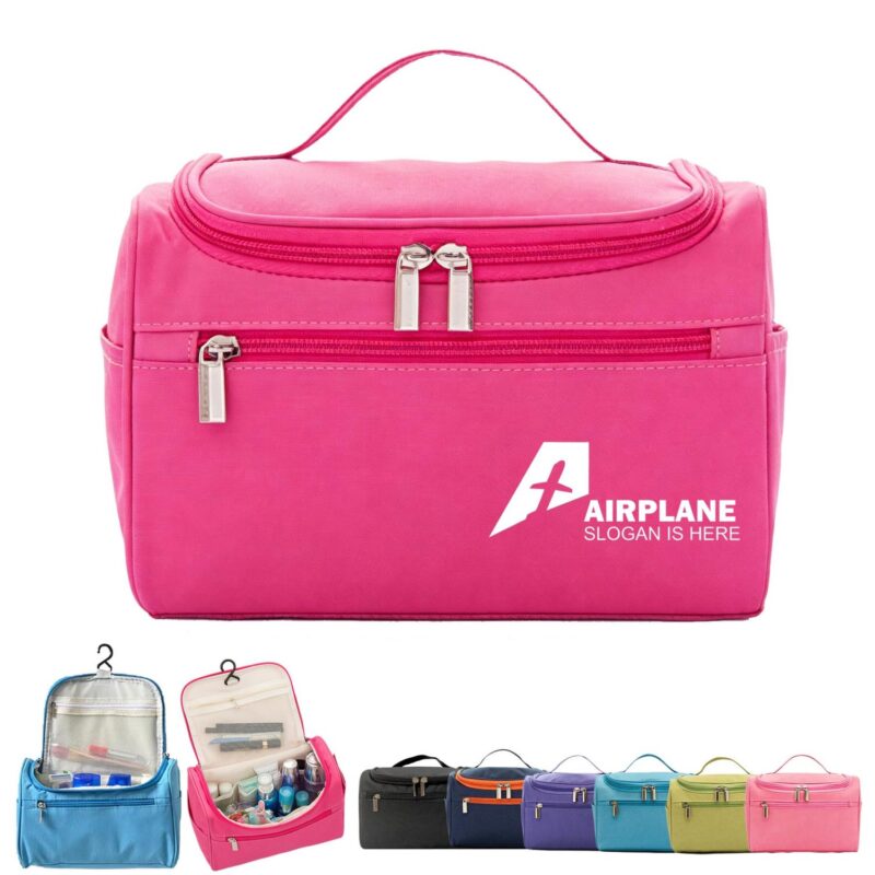 Waterproof-PVC-Oxford-Fabric-Travel-Toiletry-Bag-with-Multi-Compartments-EPP688 Custom Waterproof PVC Oxford Fabric Travel Toiletry Bag with Multi Compartments