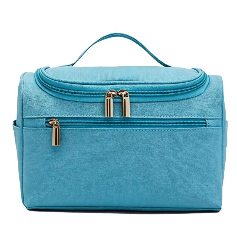 Custom Waterproof PVC Oxford Fabric Travel Toiletry Bag with Multi Compartments - 9