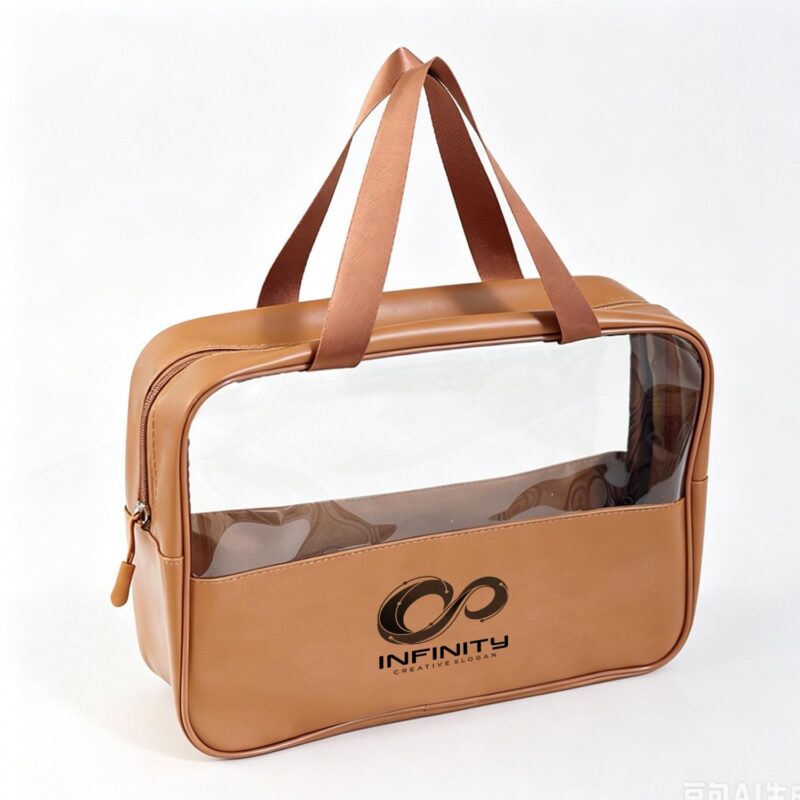 Custom Waterproof PVC Transparent Zipper Travel Toiletry Bag - 2