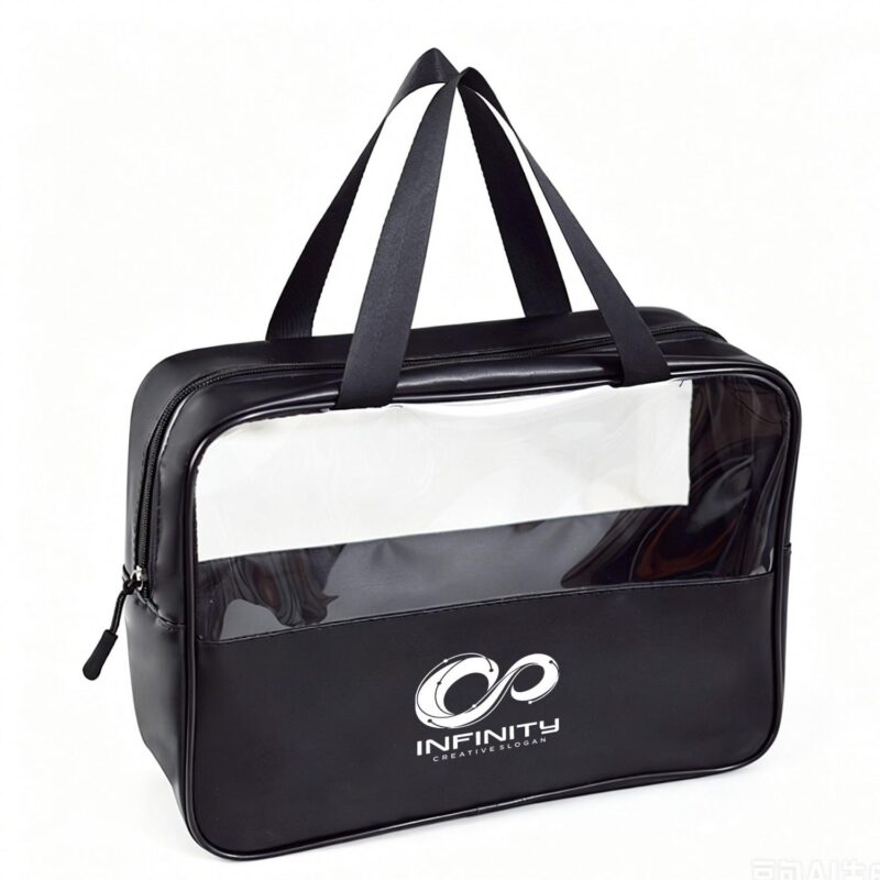 Custom Waterproof PVC Transparent Zipper Travel Toiletry Bag - 6