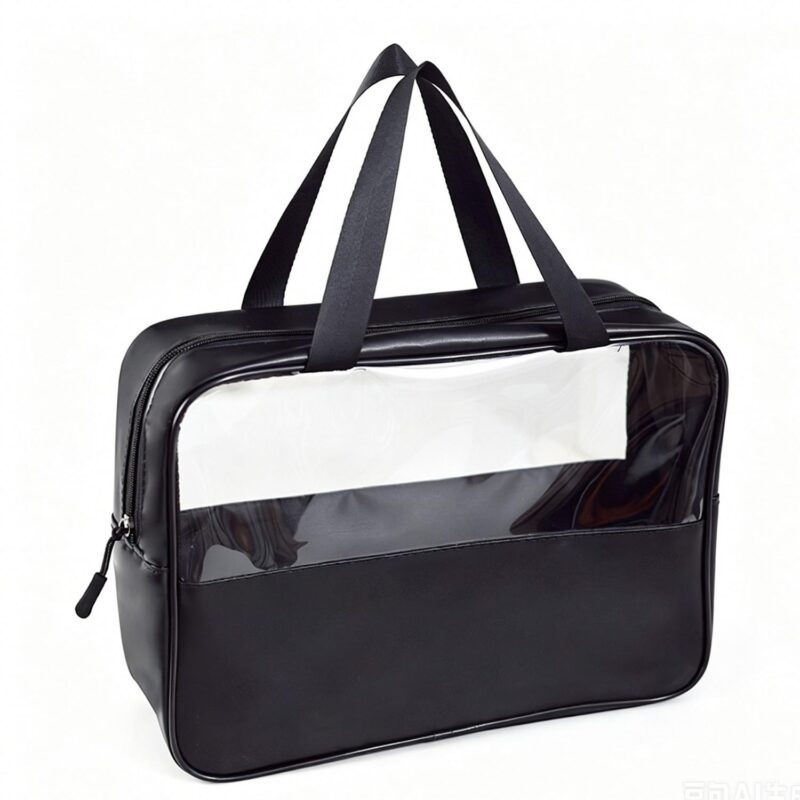 Custom Waterproof PVC Transparent Zipper Travel Toiletry Bag - 7