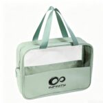 Custom Waterproof PVC Transparent Zipper Travel Toiletry Bag - 8