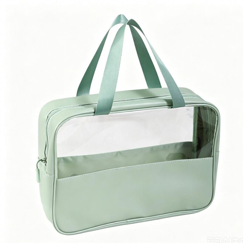 Custom Waterproof PVC Transparent Zipper Travel Toiletry Bag - 9