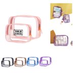 Custom Waterproof PVC Travel Toiletry Kit (2-Piece Set)