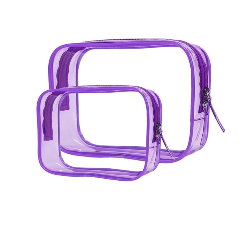 Custom Waterproof PVC Travel Toiletry Kit (2-Piece Set) - 2