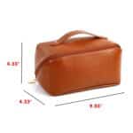 Custom Waterproof Portable PU Toiletry Bag With Divider - 1