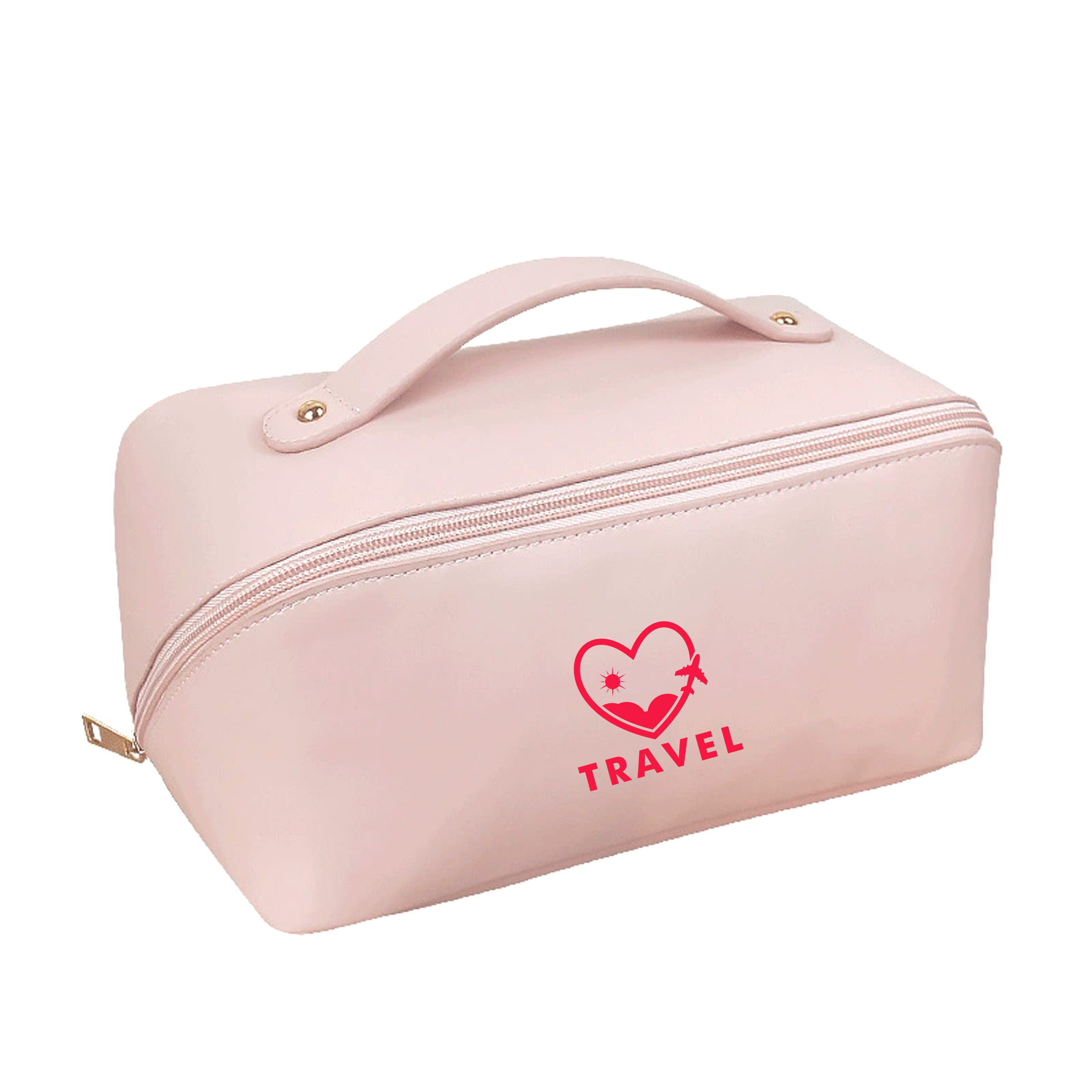 Custom Waterproof Portable PU Toiletry Bag With Divider - 2