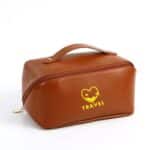 Custom Waterproof Portable PU Toiletry Bag With Divider - 6